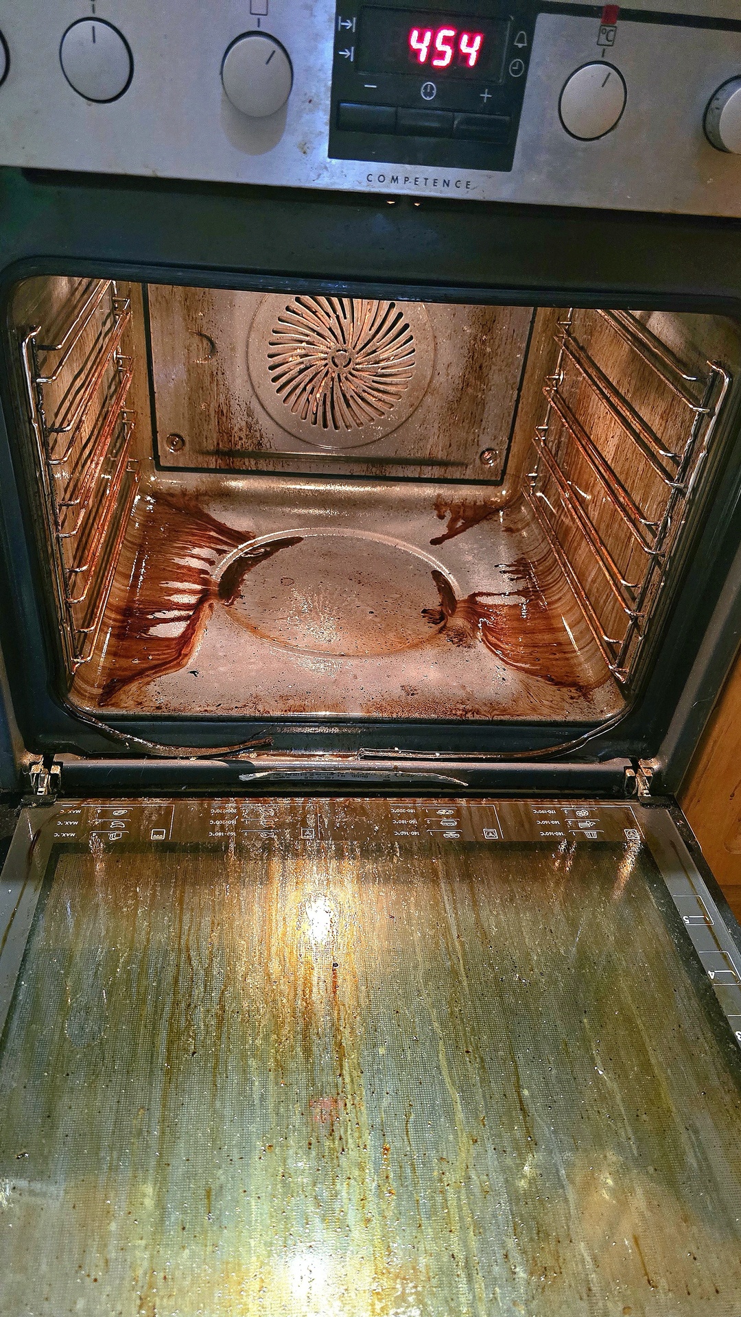 Before photo for Почистване на фурна